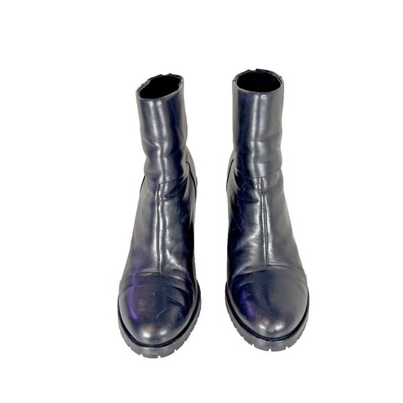 rag & bone The Classic Newbury Black Leather Chelsea Boots Women's Sz 39 US 8.5 - Picture 3 of 14